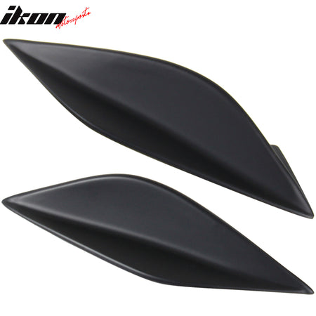 Pre-painted Side Spoiler Compatible With 2015-2021 Subaru WRX STI, Painted Matte Black ABS Rear Shark Fin Wing Other Color Available by IKON MOTORSPORTS, 2016 2017