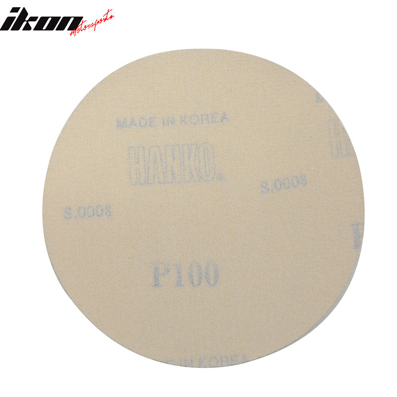 Dry Only 5 Inch No Hole Sand Paper Disc 80 Grit Repair Sandpaper 10 Pcs