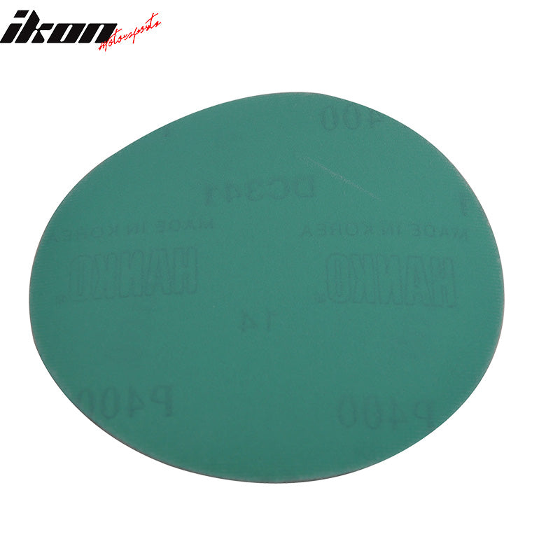 Wet Dry 5 Inch No Hole Sand Paper Disc 400 Grit Repair Sandpaper 10PC