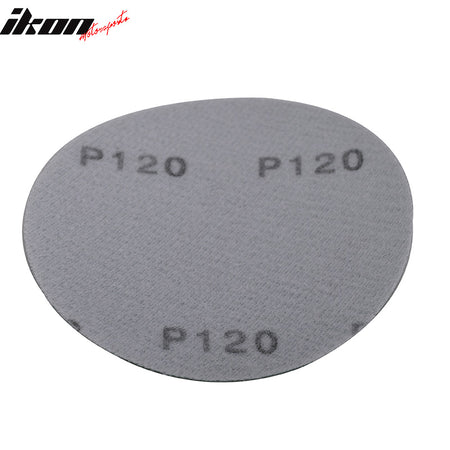 Wet Dry 5 Inch No Hole Sand Paper Disc 120 Grit Repair Sandpaper 10PC