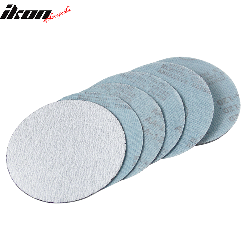 10PCS Dry 5in Round Sand Paper Discs P120 Grit Repair Sand Sheet