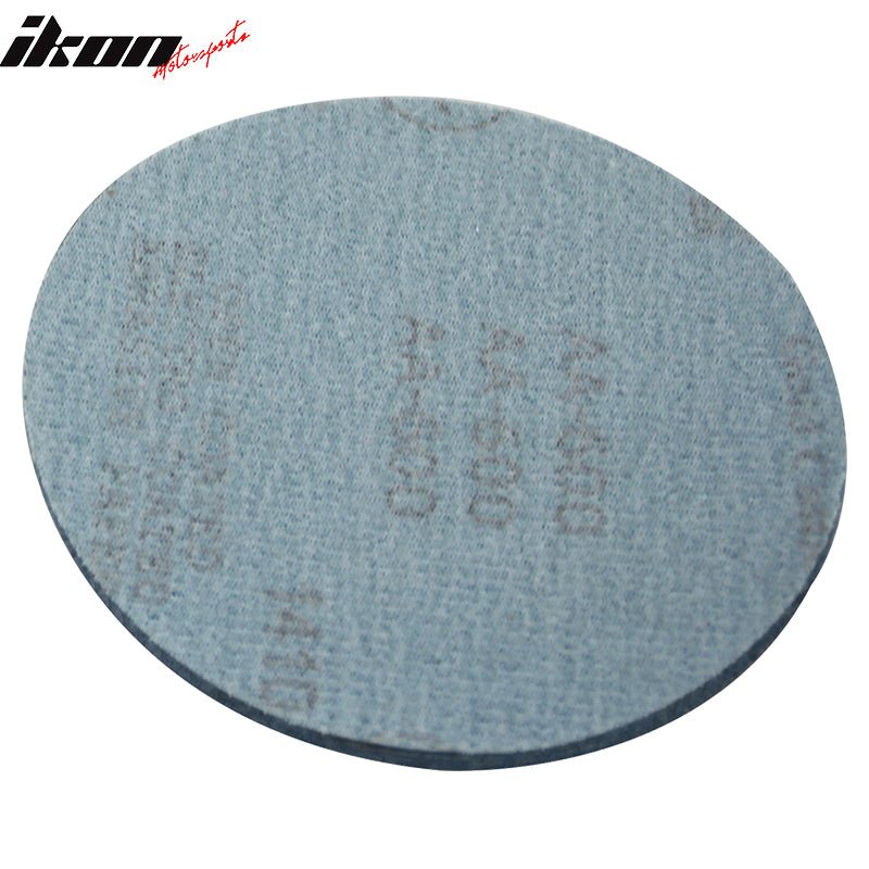 Universal 10Pc 5 inch Round 127mm 600 Grit Auto Sanding Disc No Hole Sandpaper Sheets Sand Paper Other Grit No. Available By IKON MOTORSPORTS