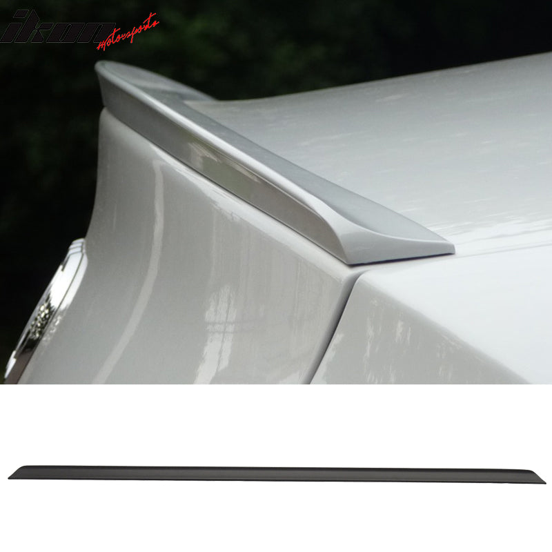 2009-2012 Audi A4 B8 PV Style Black Trunk Spoiler PUF