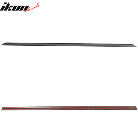 Fits 09-12 Audi A4 B8 Unpainted Black Trunk Spoiler - PUF