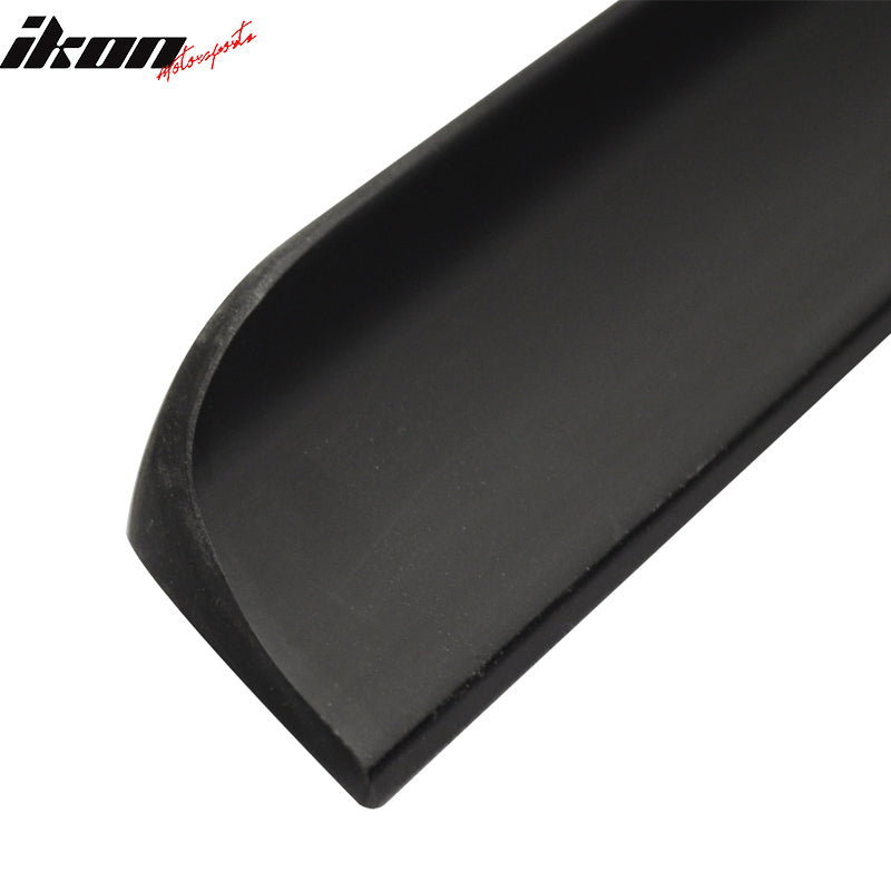 Fits 09-12 Audi A4 B8 Unpainted Black Trunk Spoiler - PUF