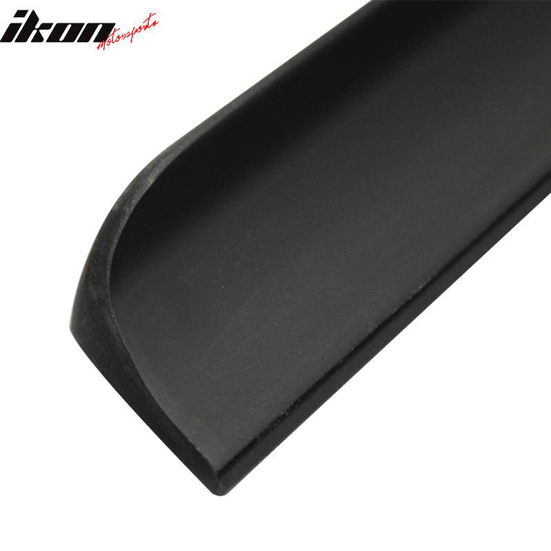 IKON MOTORSPORTS, Trunk Spoiler Compatible With 1986-1995 Mercedes-Benz E Class W124, Unpainted PUF Lid Wing, 1992 1993 1994