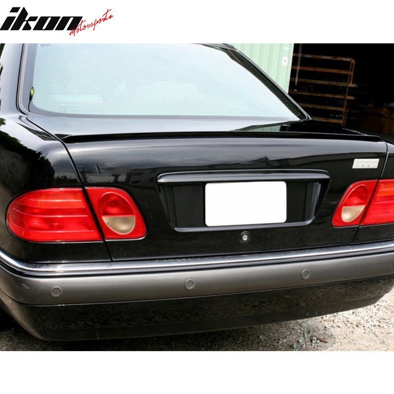 Fits 06-11 BMW E90 3 Series Sedan PU Flexible Unpainted Black Trunk Spoiler