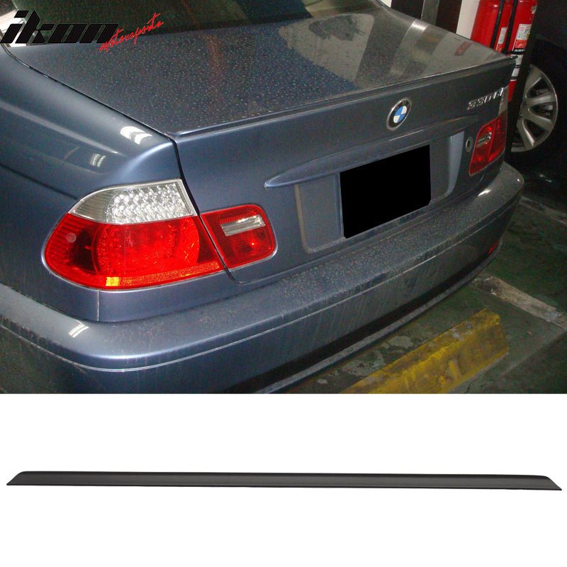 1987-1996 BMW E34 PV Style Black Trunk Spoiler PUF