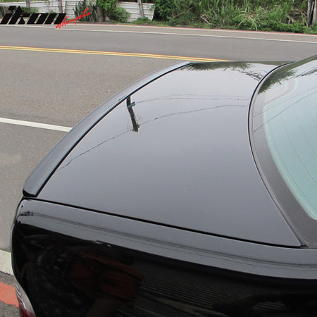 Trunk Spoiler Compatible With 1987-1996 BMW 5 Series, PV Style Unpainted Black PUF Deck Lid Spoiler Wing Other Color Available By IKON MOTORSPORTS, 1988 1989 1990 1991 1992 1993 1994 1995