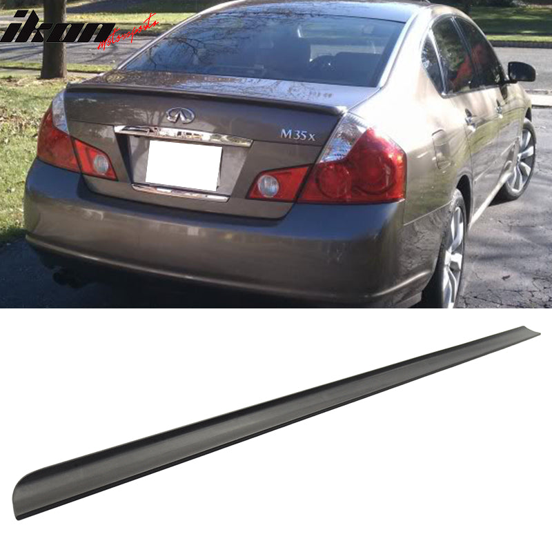 2005-2010 infiniti M35 M45 4Door PV Style Black Trunk Spoiler PUF