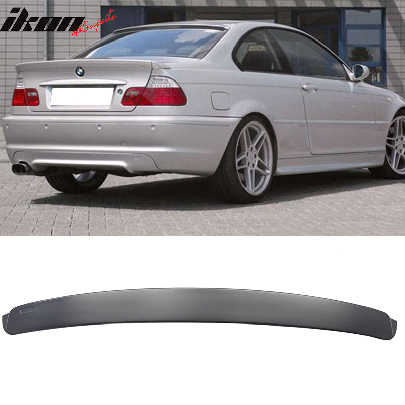 Compatible With 1999-2005 BMW E46 3-Series M3 Coupe 2Dr 2Door ABS AC Rear  Roof Spoiler – Ikon Motorsports
