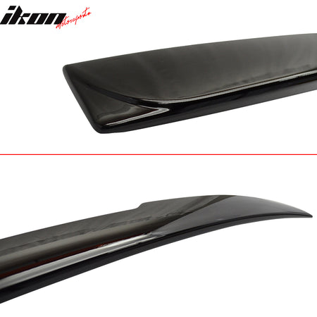 Fits 04-10 BMW 5 Series E60 AC Trunk Spoiler & Roof Wing Painted #668 Jet Black