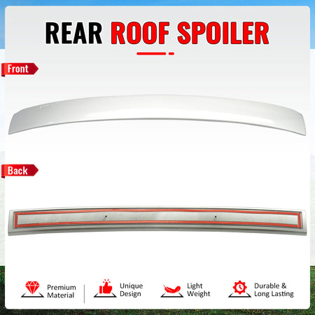 Fits 02-08 BMW E65 E66 7-Series Sedan AC Style Roof Spoiler Painted #354 Silver