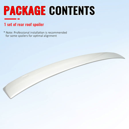 Fits 02-08 BMW E65 E66 7-Series Sedan AC Style Roof Spoiler Painted #354 Silver