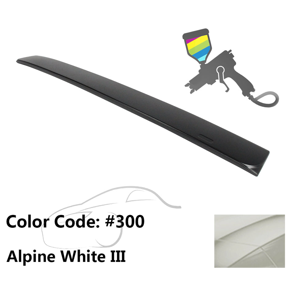 2002-2008 BMW E65 E66 7-Series Painted 300 White Roof Spoiler AC Style