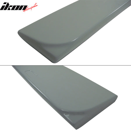 Fits 02-08 BMW E65 E66 7-Series Sedan Painted #300 White Roof Spoiler AC Style