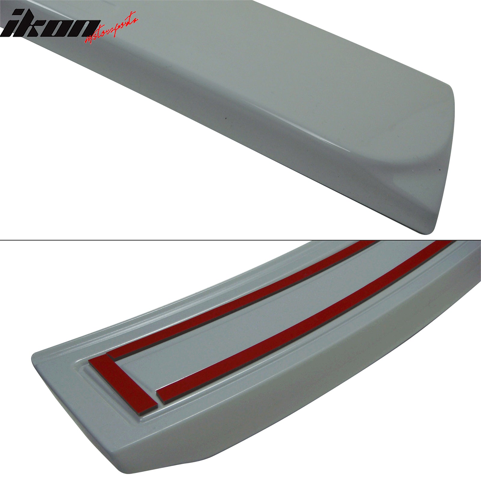 Fits 02-08 BMW E65 E66 7-Series Sedan Painted #300 White Roof Spoiler AC Style