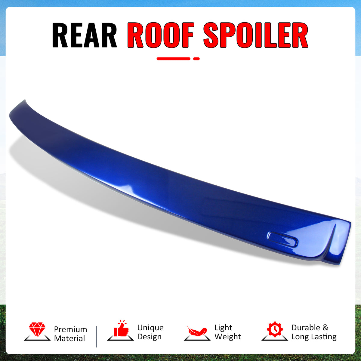 Fits 06-11 BMW 3 Series E90 Sedan 4-Door AC Style Roof Spoiler ABS Painted #381