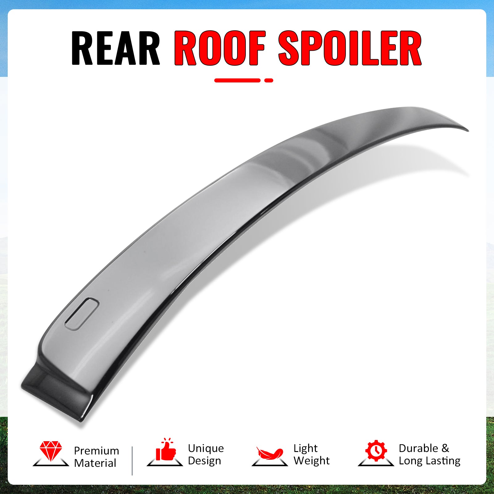 Fits 06-11 BMW 3 Series E90 Sedan 4-Door AC Style Roof Spoiler ABS Painted #475