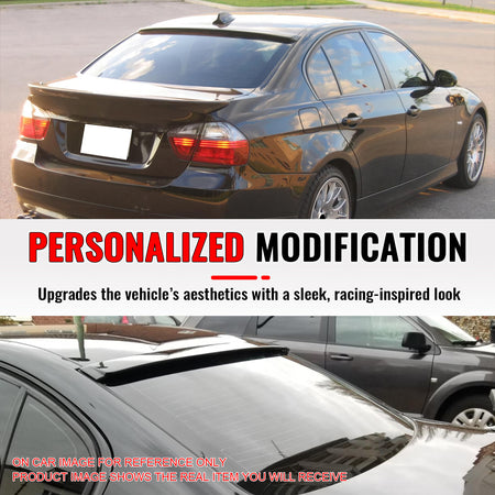 Fits 06-11 BMW 3 Series E90 Sedan 4-Door AC Style Roof Spoiler ABS Painted #475