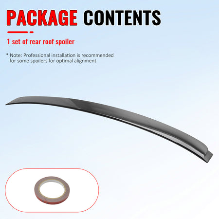 Fits 06-11 BMW 3 Series E90 Sedan 4-Door AC Style Roof Spoiler ABS Painted #475