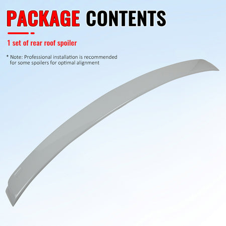 Fits 06-11 BMW 3 Series E90 Sedan 4-Door AC Style Roof Spoiler ABS Painted #N74