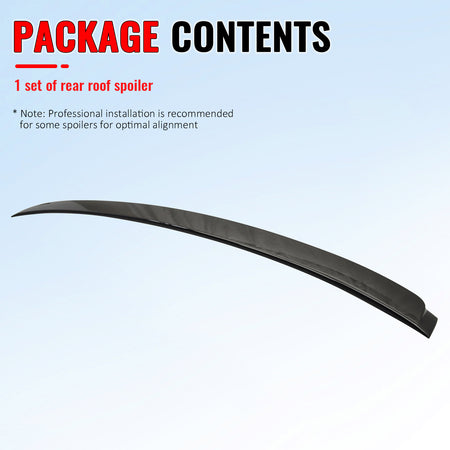 Fits 06-11 BMW 3 Series E90 Sedan 4-Door AC Style Roof Spoiler ABS Painted #U668