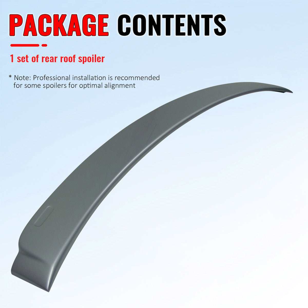 Fits 07-13 E92 AC Painted #354 Titanium Silver Metallic Roof Spoiler
