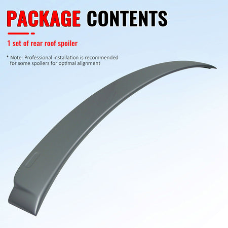 Fits 07-13 E92 AC Painted #354 Titanium Silver Metallic Roof Spoiler