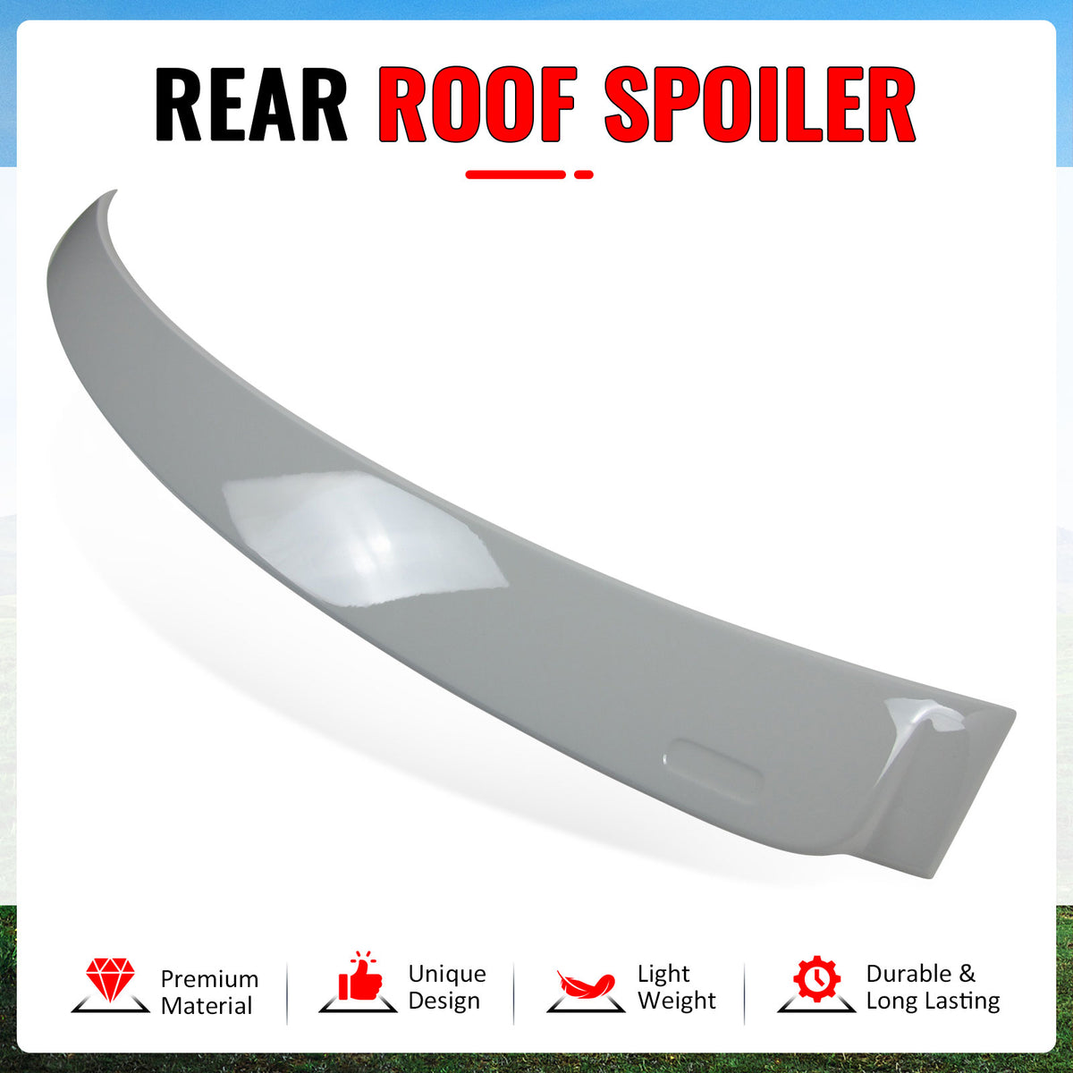 Fits 07-13 BMW 3 Series E92 Coupe AC Style Roof Spoiler Painted #300 White III