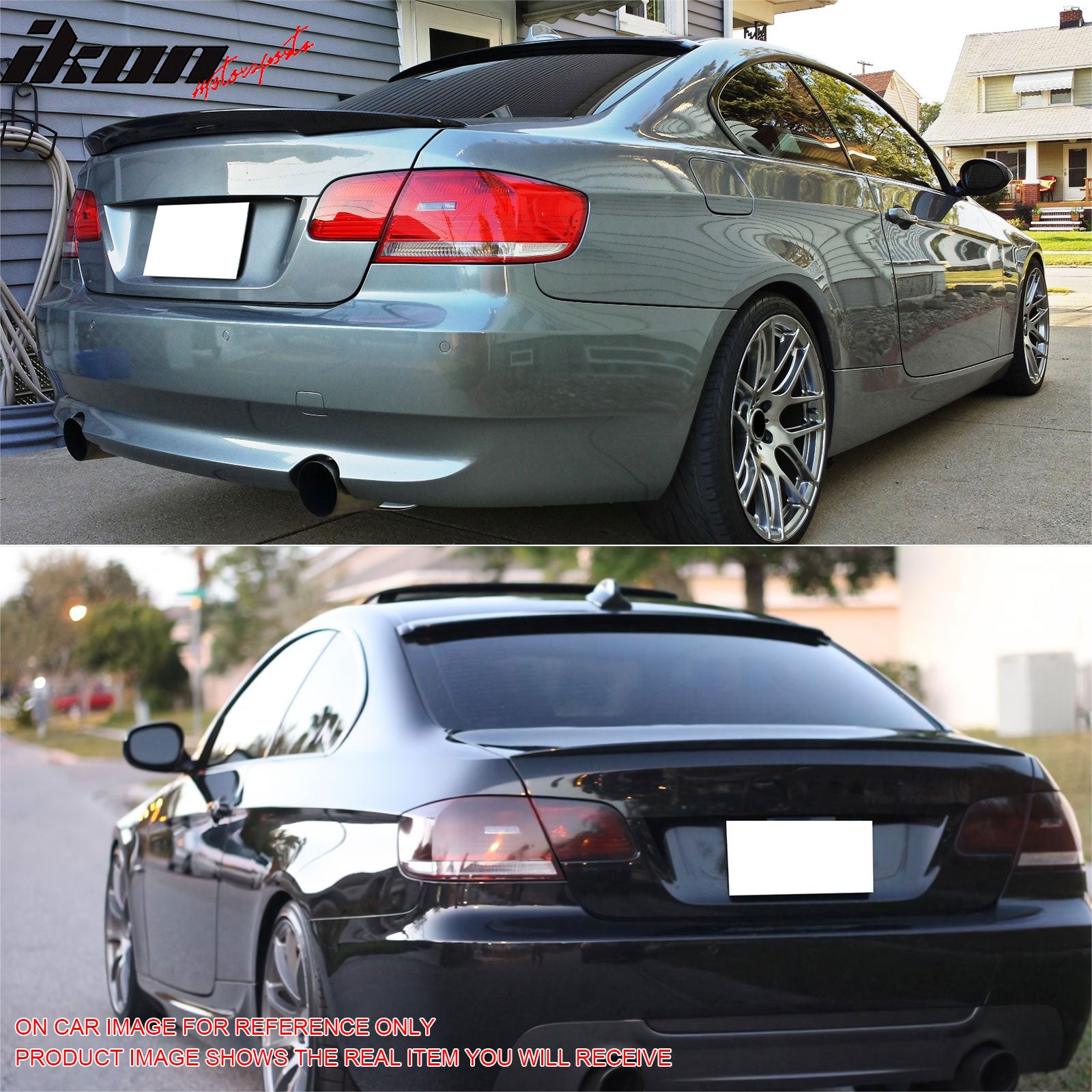 Fits 07-13 BMW 3 Series E92 Coupe AC Style Roof Spoiler Painted #300 White III