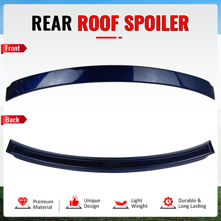 Fits 07-13 BMW E92 3-Series M3 AC Style Roof Spoiler Wing ABS Painted #381 Blue