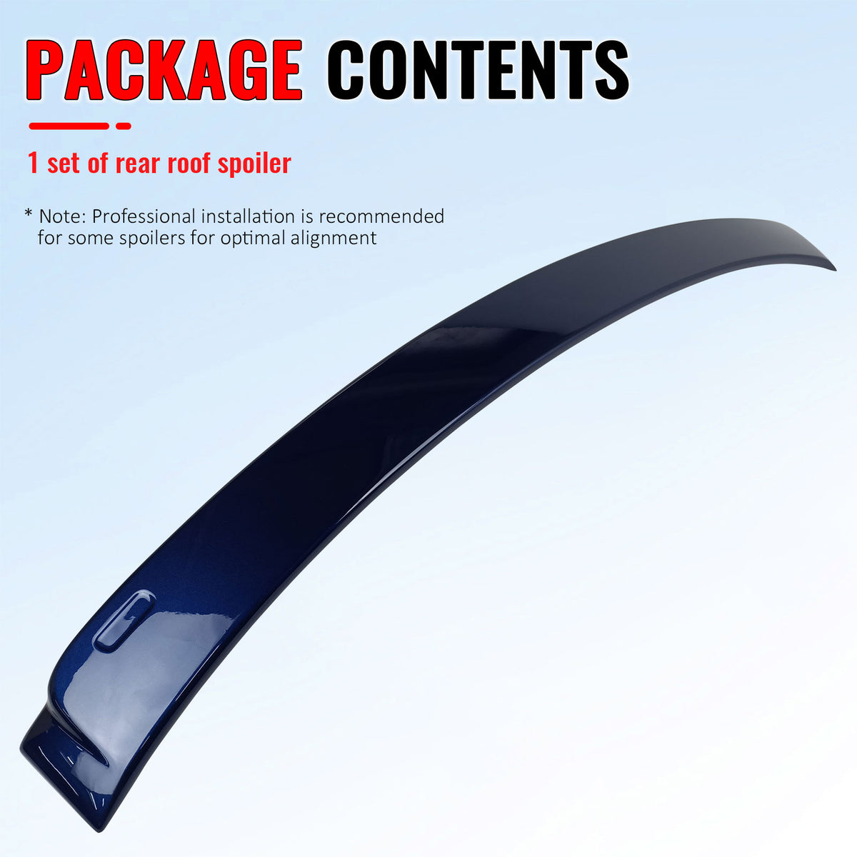 Fits 07-13 BMW E92 3-Series M3 AC Style Roof Spoiler Wing ABS Painted #381 Blue
