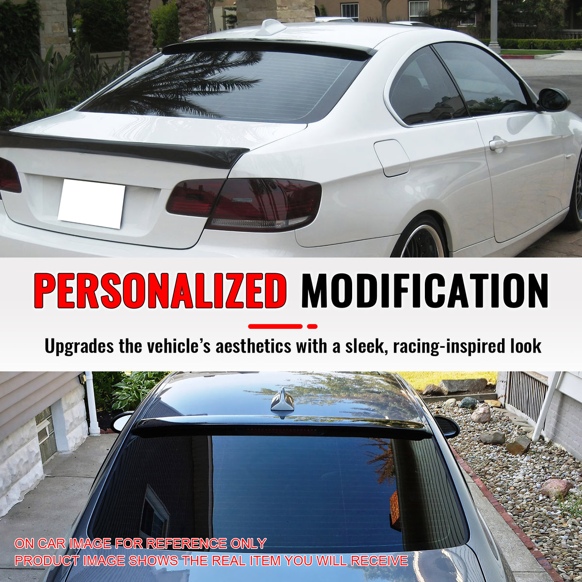 Fits 07-13 BMW 3 Series E92 Coupe AC Style Roof Spoiler Painted #A52 Space Gray