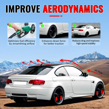 Fits 07-13 BMW 3 Series E92 Coupe AC Style Roof Spoiler Painted #A52 Space Gray