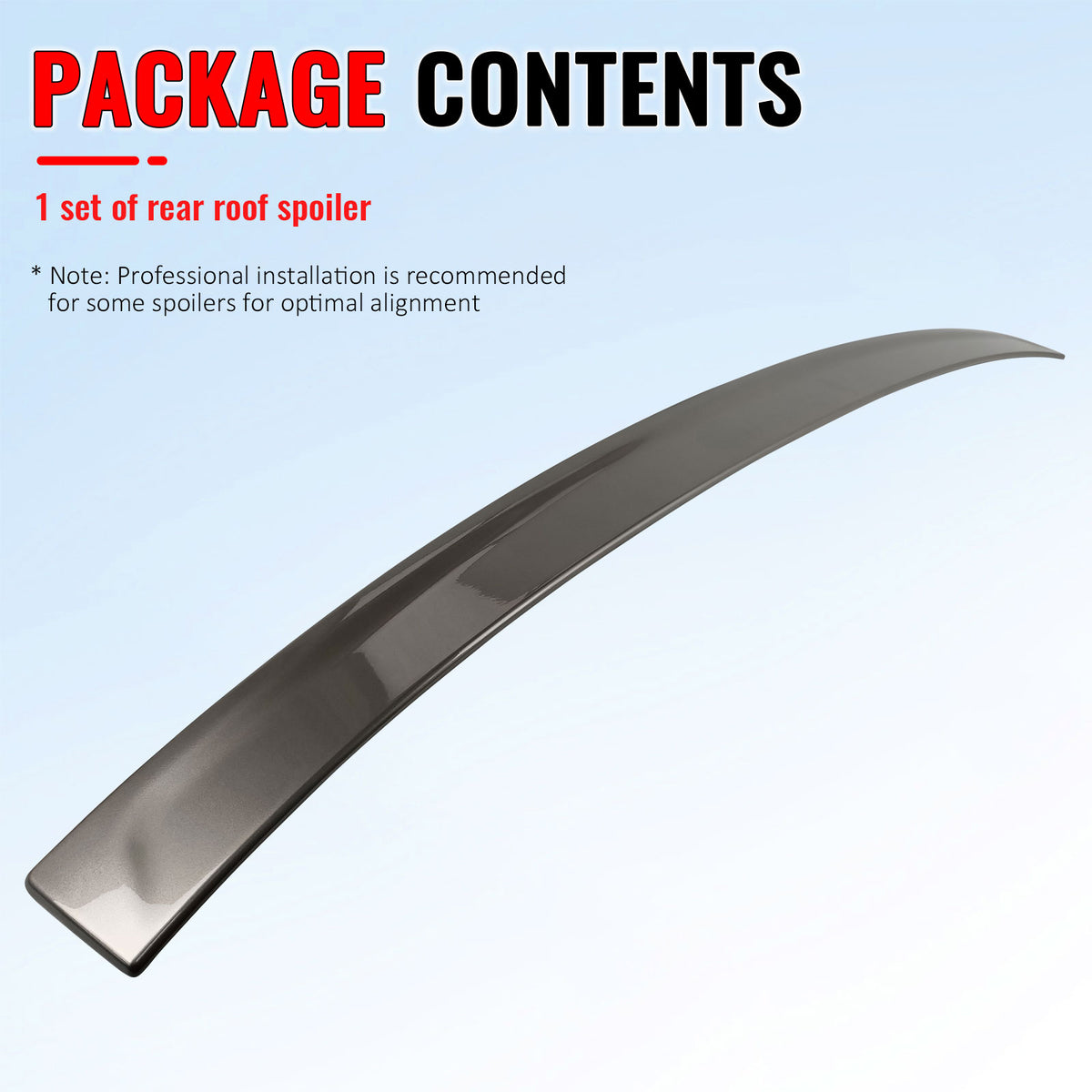 Fits 11-16 BMW F10 5 Series Sedan 3D Style Rear Roof Spoiler Painted #A72 Silver