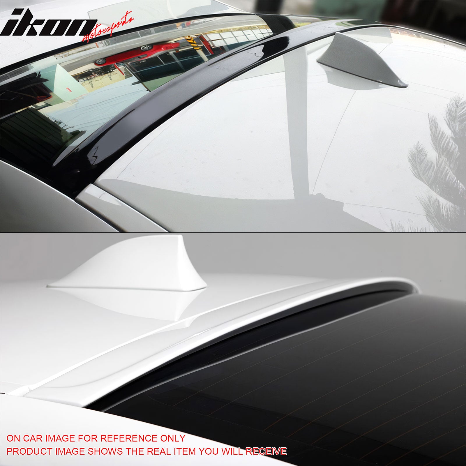 Fits 11-16 BMW F10 5 Series Sedan 3D Style Rear Roof Spoiler Painted #A72 Silver