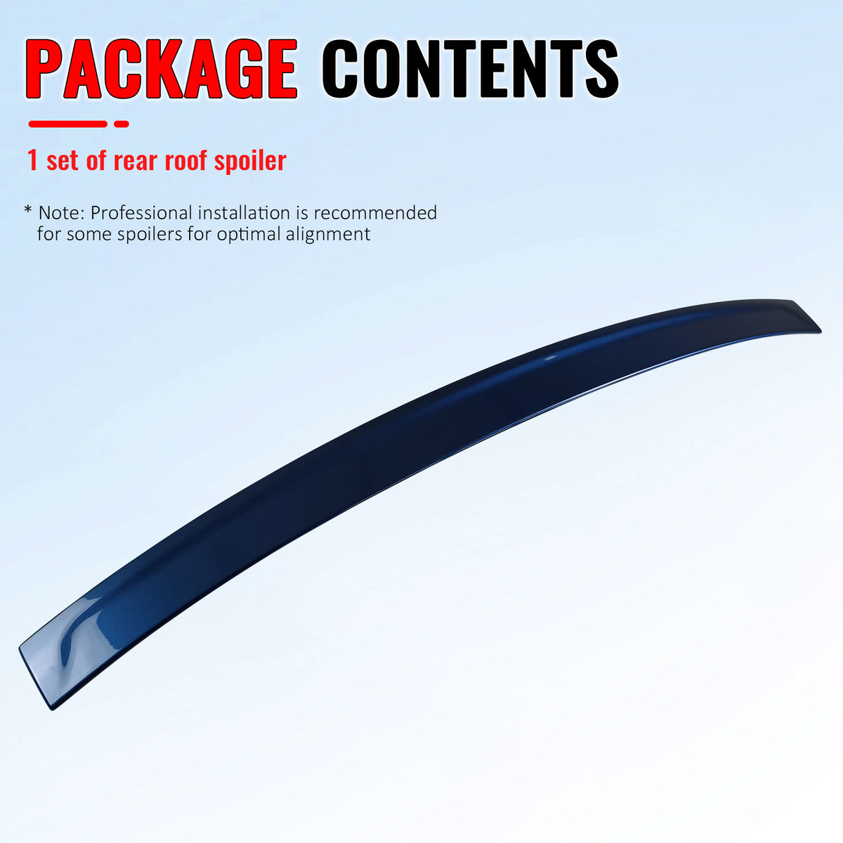 Fits 11-16 BMW F10 5 Series Sedan 3D Style Rear Roof Spoiler Painted #B05 Blue
