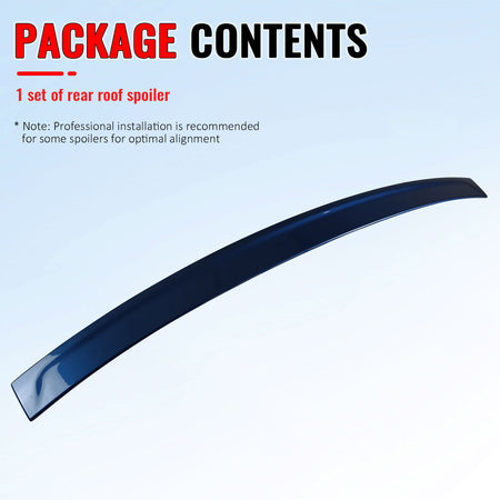 Fits 11-16 BMW F10 5 Series Sedan 3D Style Rear Roof Spoiler Painted #B05 Blue