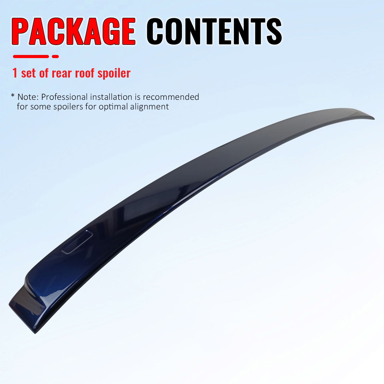 Fits 11-16 F10 Sedan AC Painted Roof Spoiler #A76 Deep Sea Blue Metallic