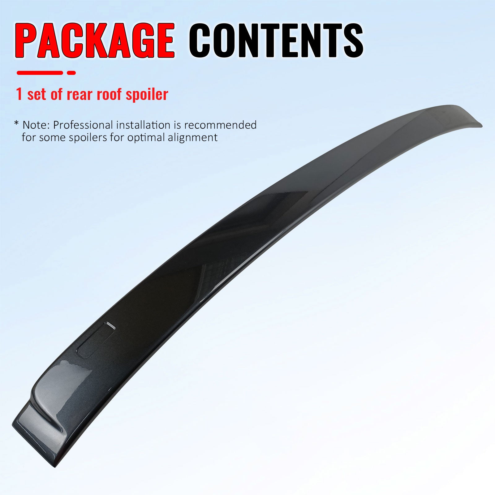 Fits 11-16 F10 Sedan AC Painted Roof Spoiler #B39 Mineral Gray Metallic