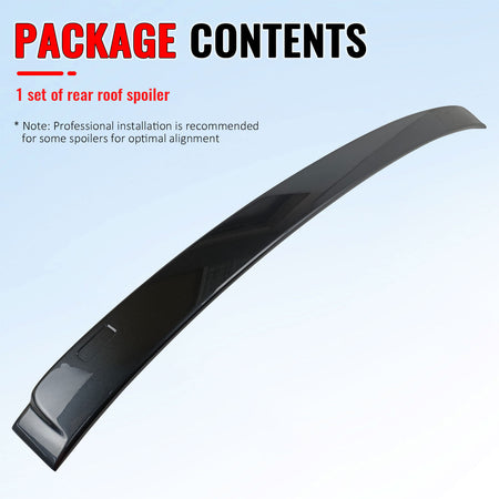 Fits 11-16 F10 Sedan AC Painted Roof Spoiler #B39 Mineral Gray Metallic