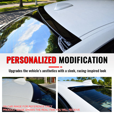 Fits 12-18 BMW F30 3-Series Sedan AC Style Rear Roof Spoiler Painted #A96 White