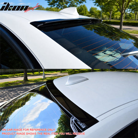 Fits 12-18 BMW F30 3-Series Sedan AC Style Rear Roof Spoiler Painted #A96 White