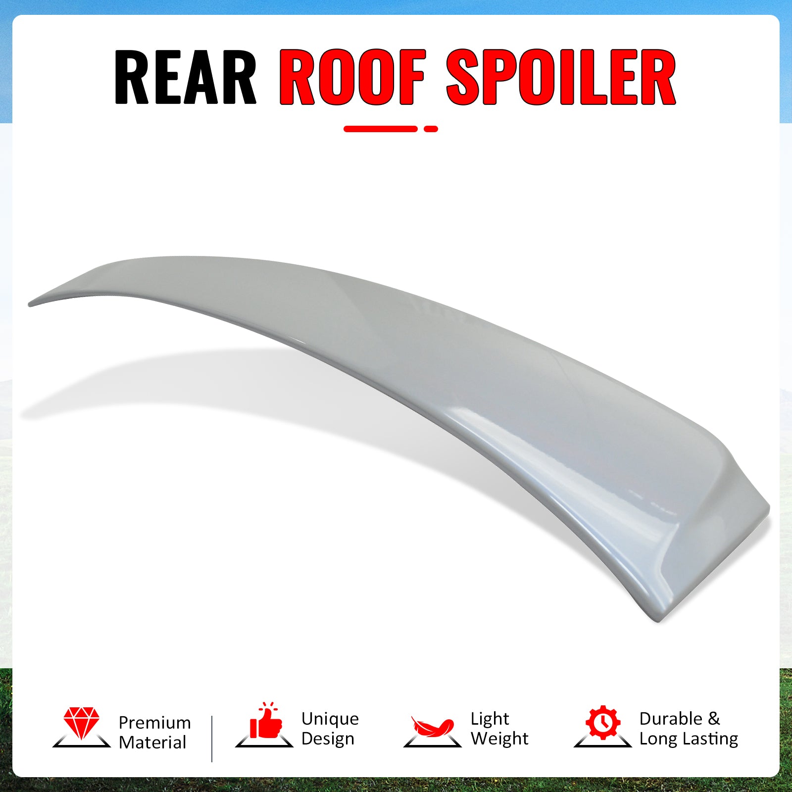 Fits 06-13 Lexus IS250 IS350 IS F Sedan OE Style Roof Spoiler Painted #074 Pearl