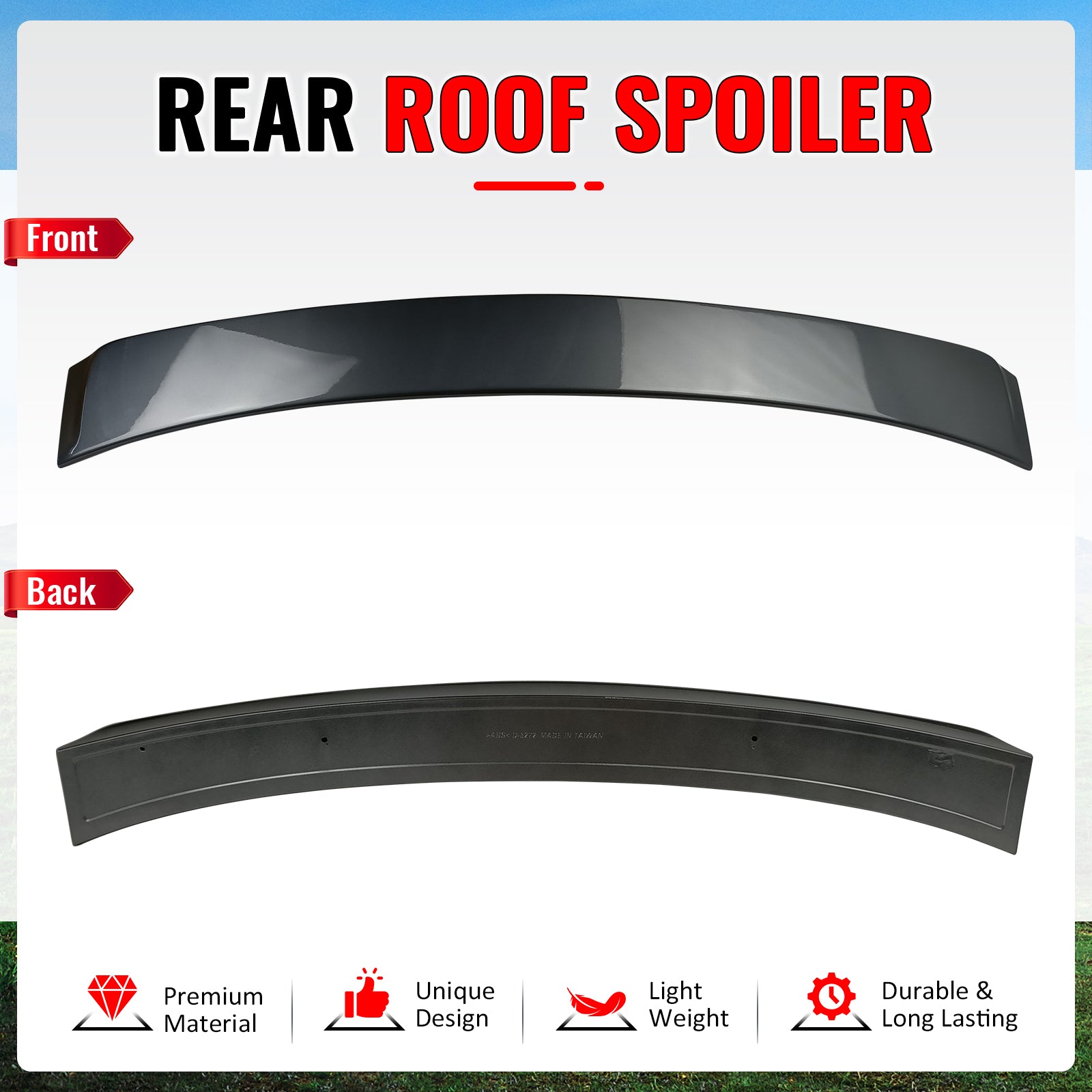 Fits 06-13 Lexus IS250 IS350 IS F Sedan OE Style Roof Spoiler Painted #1H9 Gray