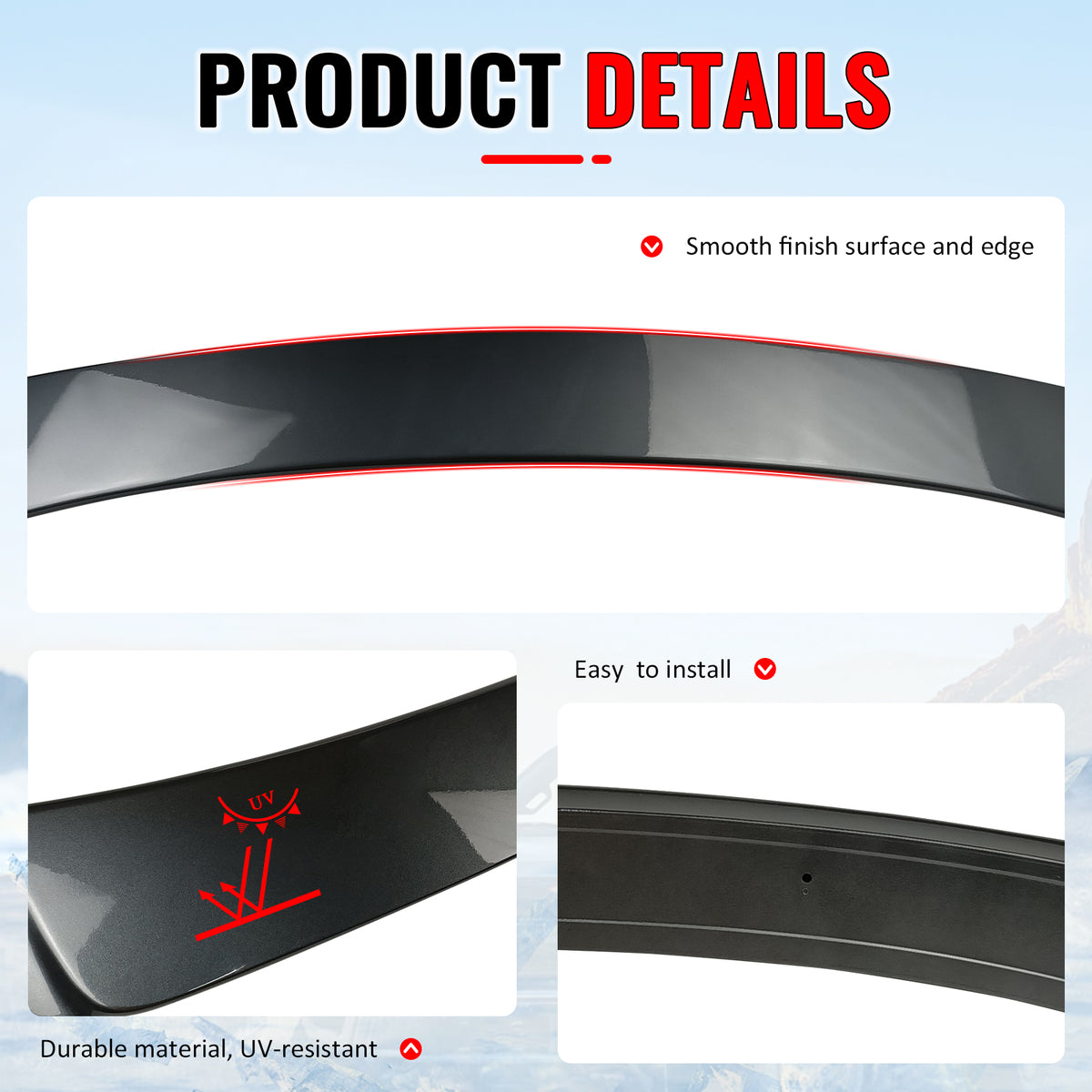 Fits 06-13 Lexus IS250 IS350 IS F Sedan OE Style Roof Spoiler Painted #1H9 Gray