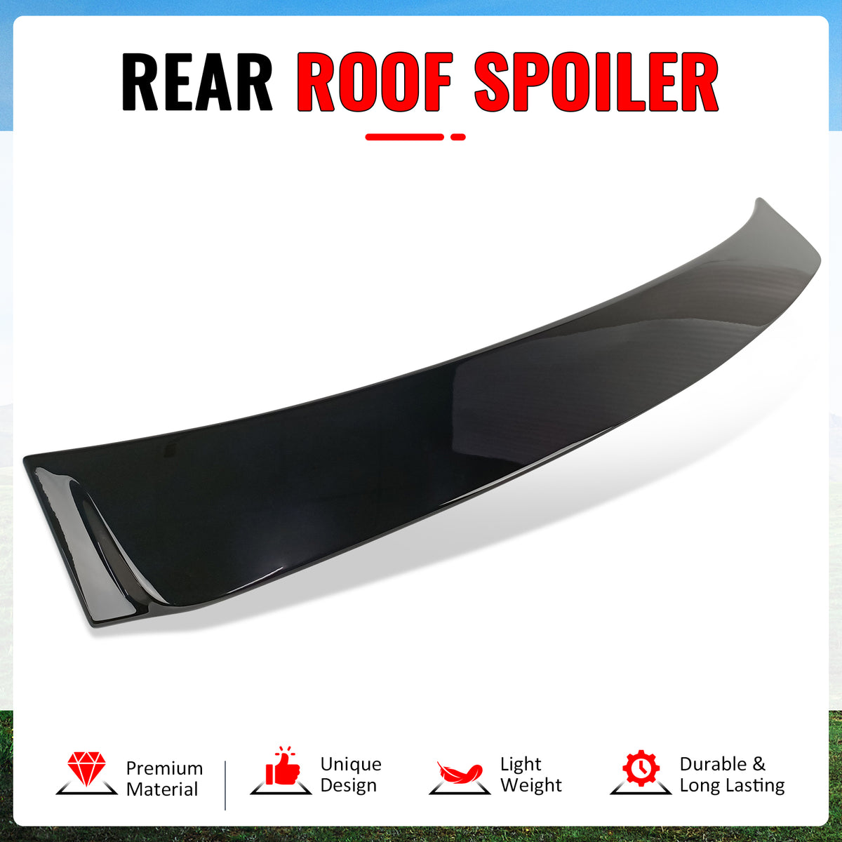 Fits 06-13 IS250 IS350 IS F 4Dr OE Style Roof Spoiler ABS Painted #212 Obsidian