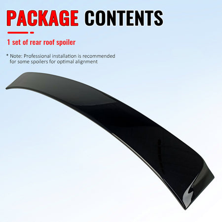 Fits 06-13 IS250 IS350 IS F 4Dr OE Style Roof Spoiler ABS Painted #212 Obsidian
