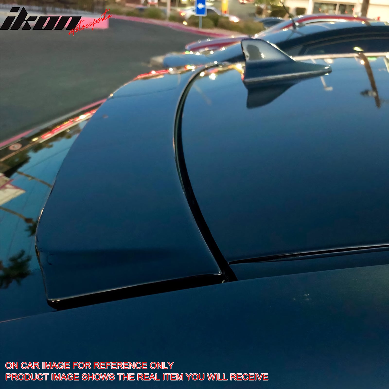 Fits 06-13 IS250 IS350 IS F 4Dr OE Style Roof Spoiler ABS Painted #212 Obsidian